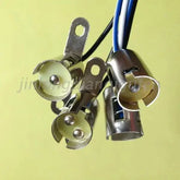 B15 single contact bayonet socket lamp alarm base with fixed line holder